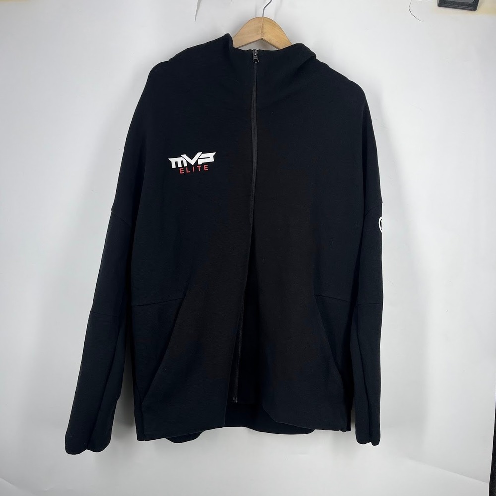 Battle Sports MVP Elite Full Zip Hoodie Mens Athletic Sweatshirt Jacket Size 2XL